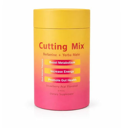 Cross-border mate tea powder Cutting Mix strawberry-flavored solid beverage source factory berberine filling powder